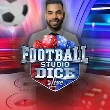 Enjoy Football Studio Dice by Evolution – logo hosted on naobetcasino.no