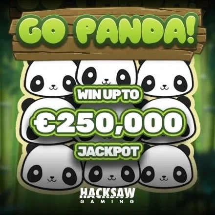 Go Panda logo by Hacksaw Gaming at NaoBet