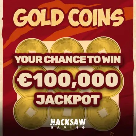 Gold Coins by Hacksaw Gaming, showcased at naobetcasino.no – game logo