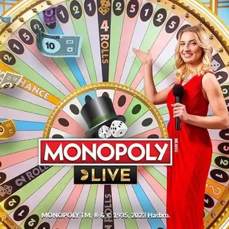 Monopoly Live game by Evolution – logo hosted on NaoBet