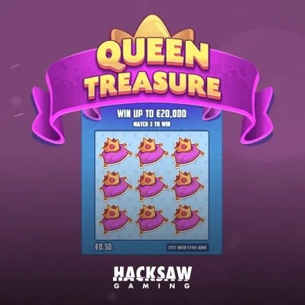 Queen Treasure logo – Lottery by Hacksaw Gaming at NaoBet