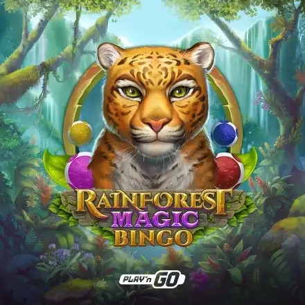 Lottery logo of Rainforest Magic Bingo from Play&#039;n GO at NaoBet