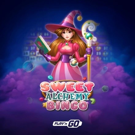 Sweet Alchemy Bingo casino game by Play&#039;n GO – featured logo at NaoBet